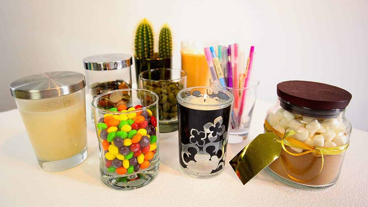 20 Things To Do With Recycled Candle Jars - Clean My Space
